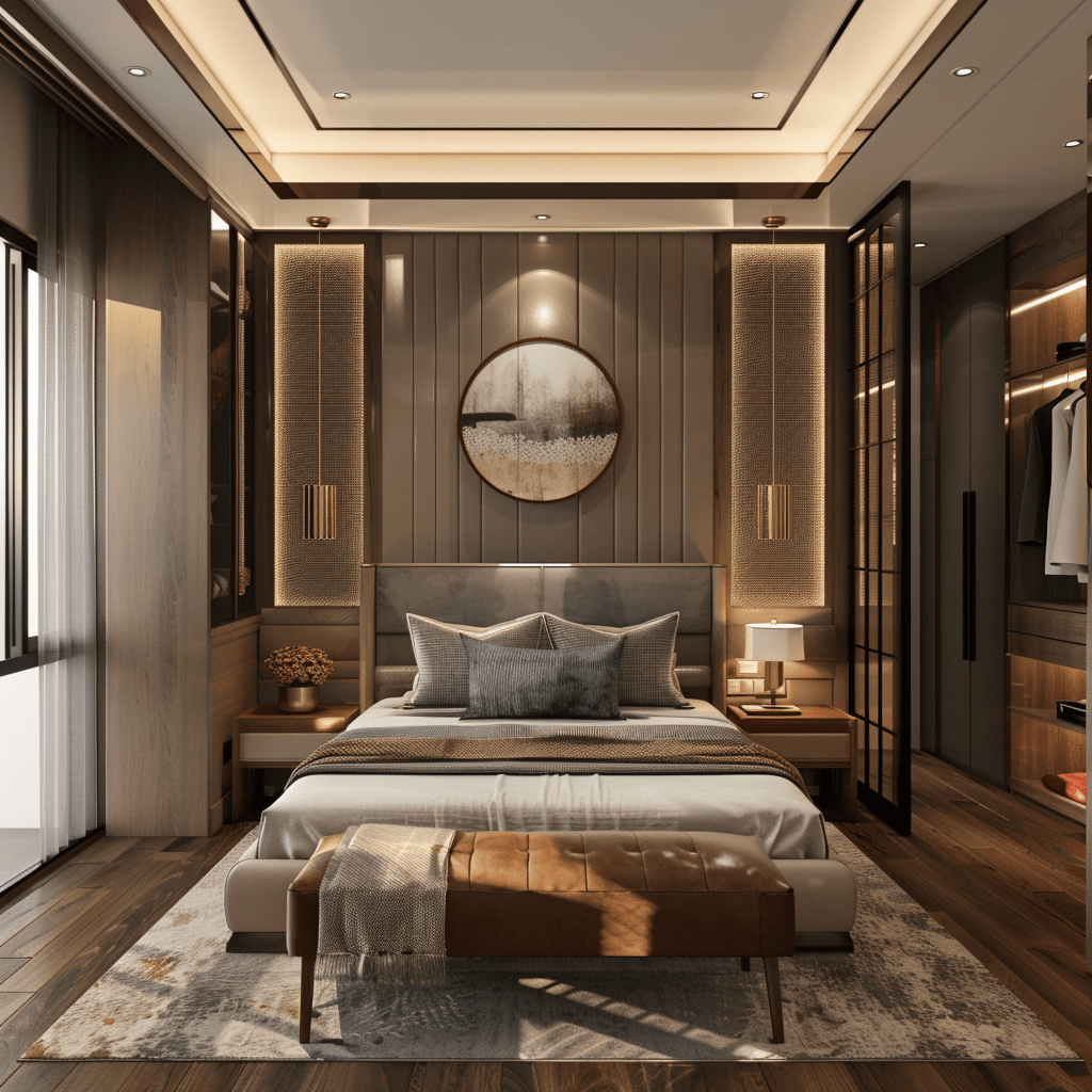 Modern bedroom showcasing the growing popularity of minimalist aesthetics functionality and sophistication