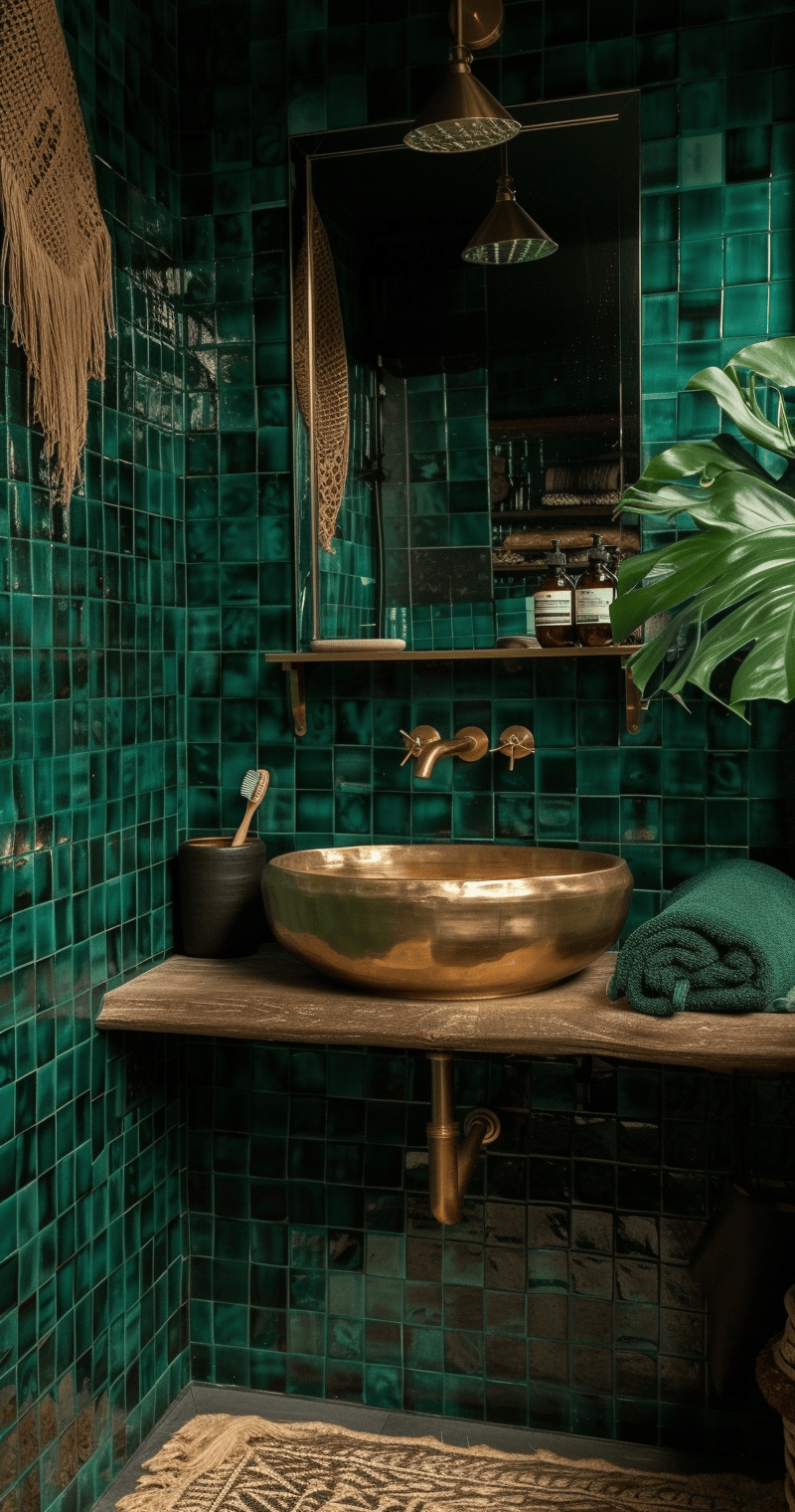 70s a Timeless upgrade ideas in a 70s bathroom merging past and present 