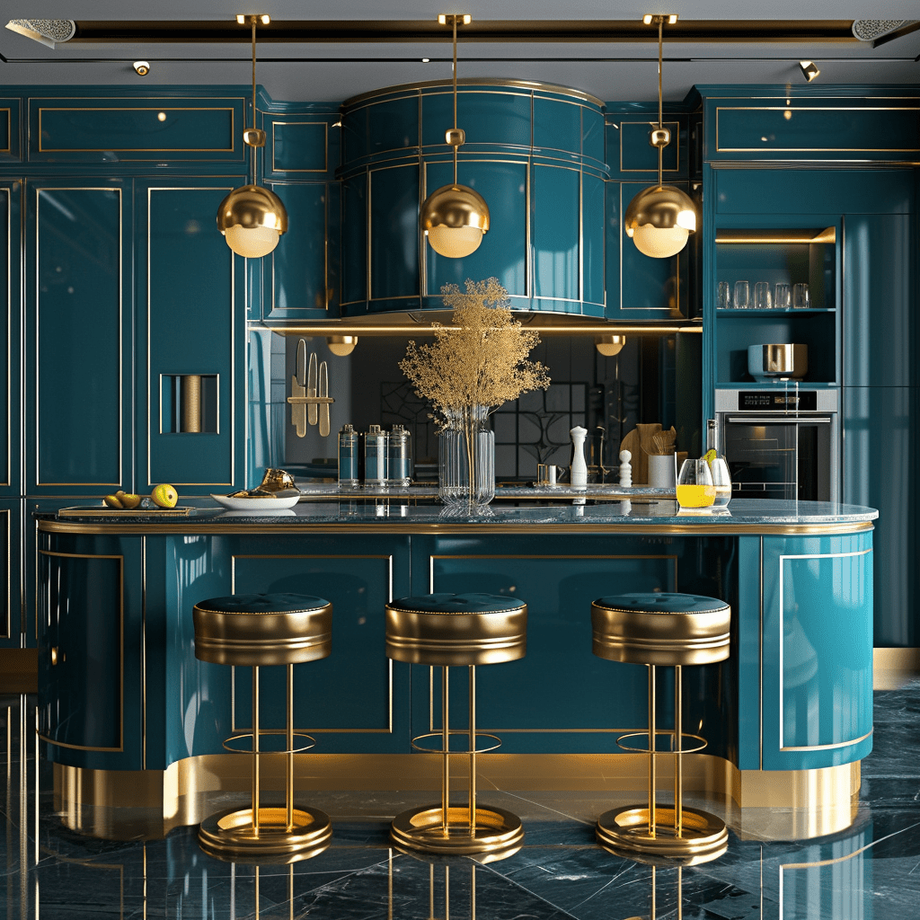 Achieving Glamour and Functionality In An Art Deco Kitchen: 21 Key Ingredients - Edward George London