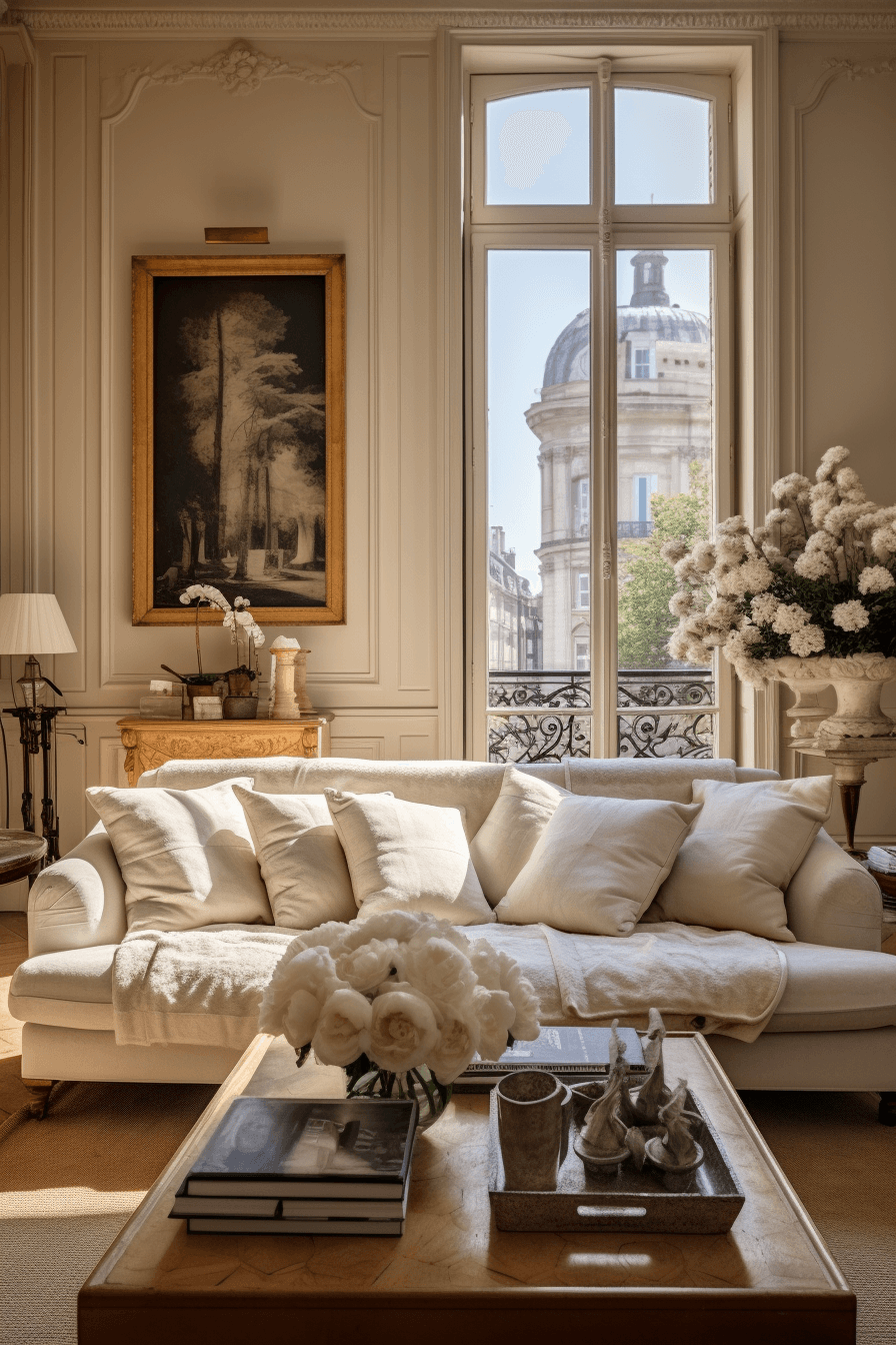 french living room decor ideas aesthetic interior design style