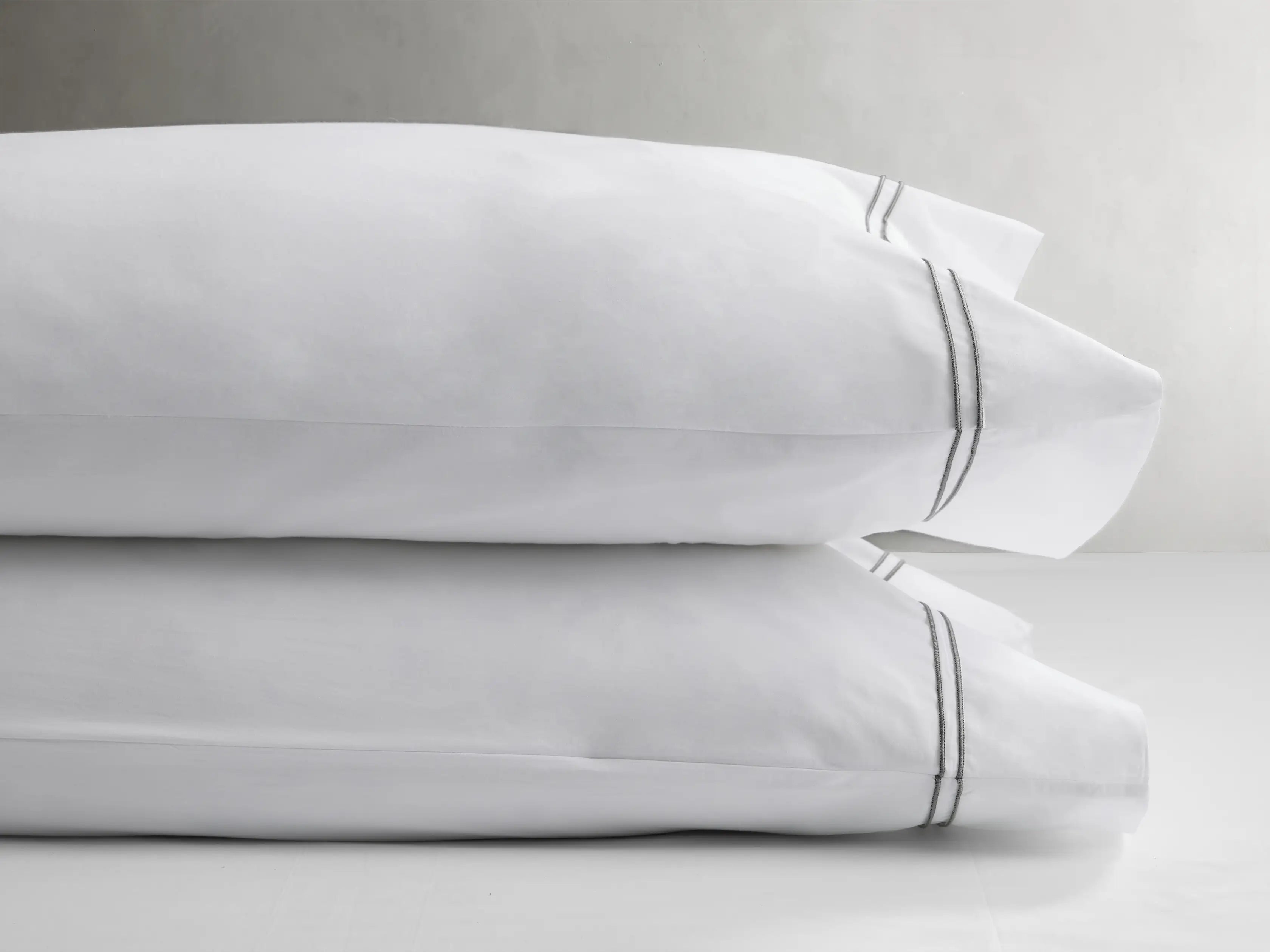 Italian Embroidered Percale Pillowcases (Set of 2)