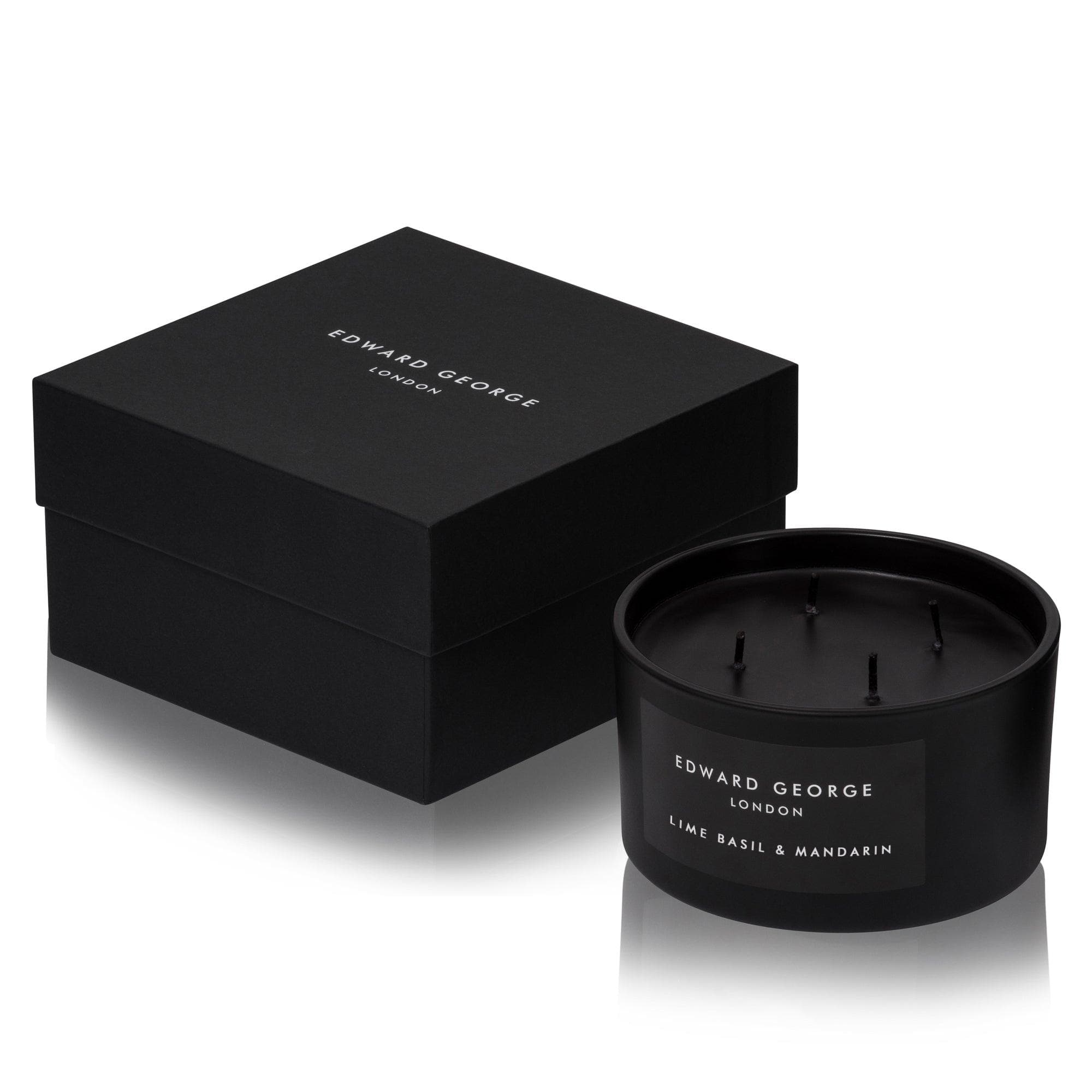 lime basil mandarin candles home fragrance decor room living edward george london luxury gift ritual scent set lid black wax mineral best wax scented candle women men large