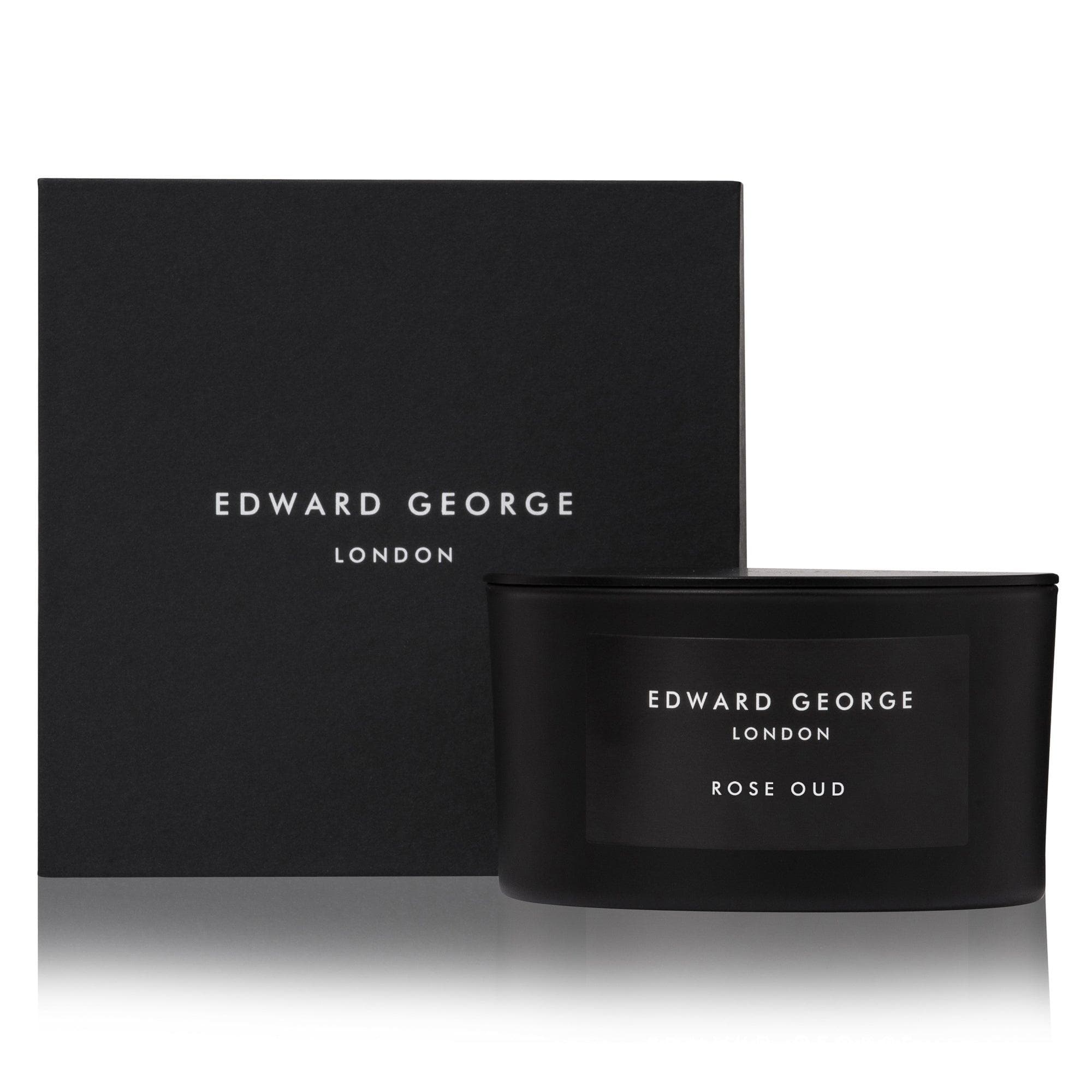 rose oud candles home fragrance decor room living edward george london luxury gift ritual scent set lid black wax best wax scented candle women men large