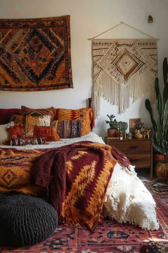 ACNH fall bedroom inspiration brought to life in a real room