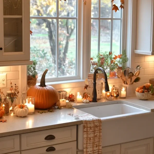 Fall inspired kitchen design and decor ideas