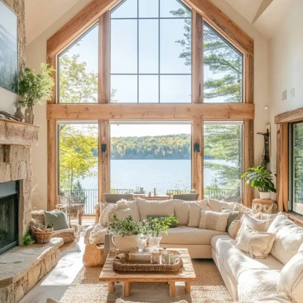 Lake House Living Room Ideas For All Seasons - Edward George