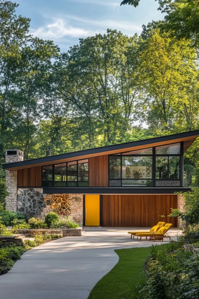 Modern Exteriors Mid Century Frame Stephen Santos Woodside Modern Exteriors Mid Century Frame Stephen Santos Woodside