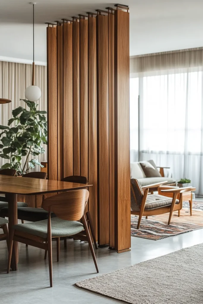 Apartment aesthetic mid century modern with sleek dividers and mid century modern kitchen apartment