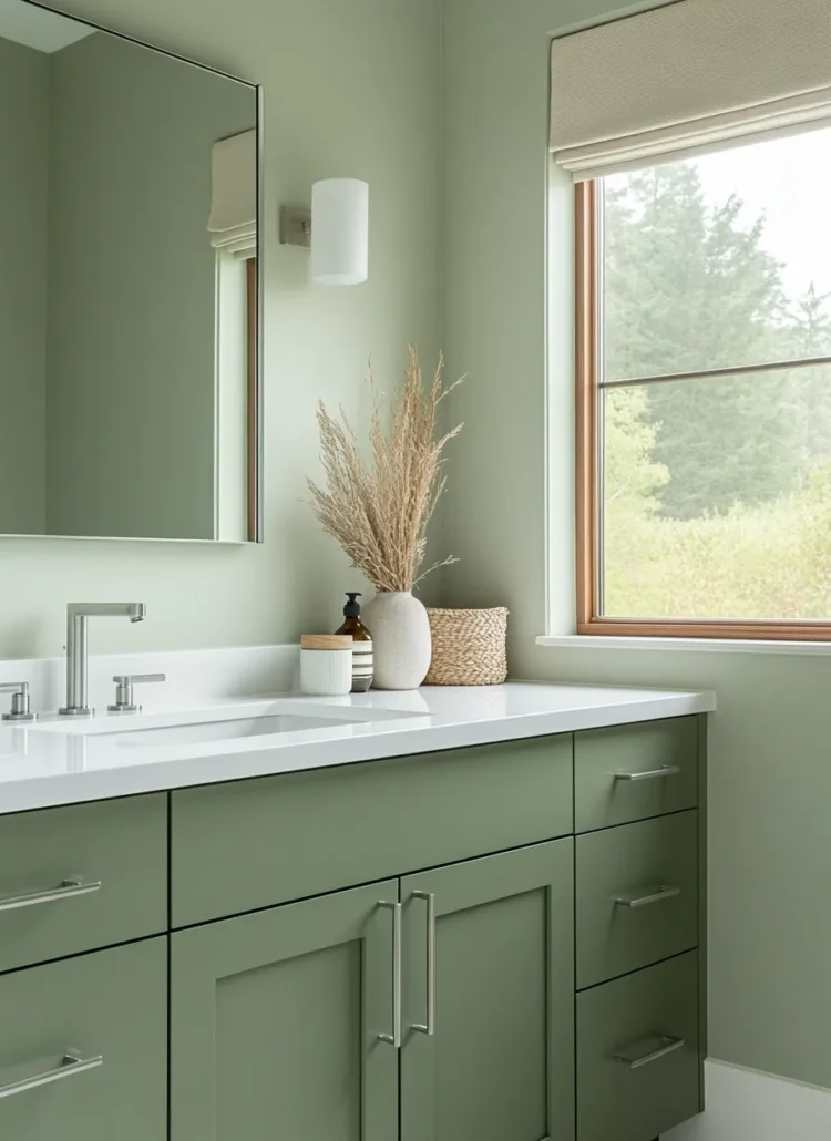 16 Sage Green Bathroom Ideas For Serenity