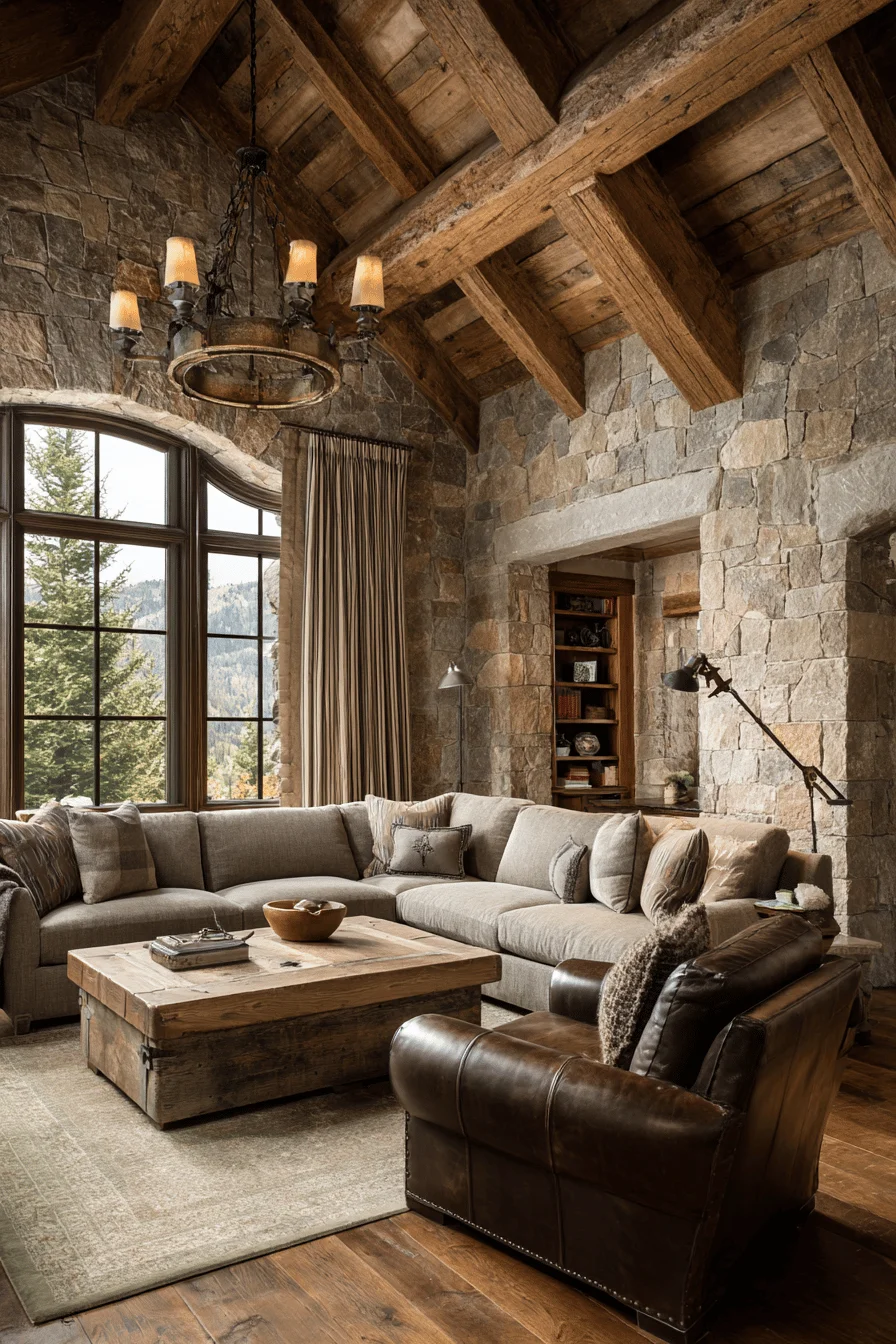 curtains living room with dream house decor featuring cozy mountain living room soft linen drapery mullioned windows
