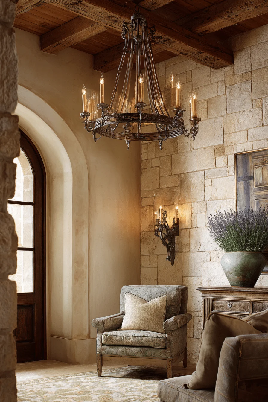 furniture design dream house decor french country lighting featuring farmhouse chandelier distressed wood sage green