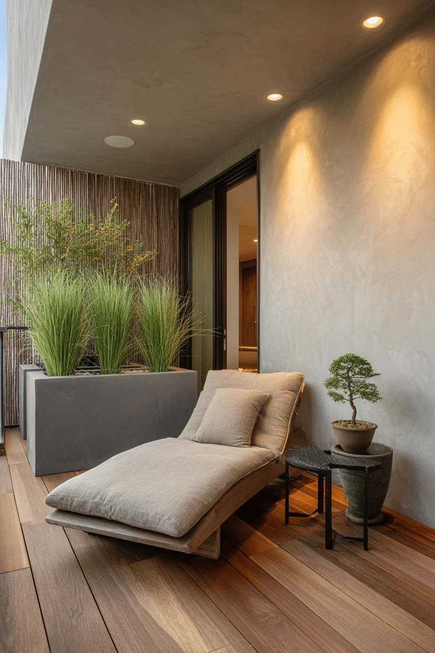house exterior design japandi balcony showcasing balcony design ideas with small balcony featuring natural elements