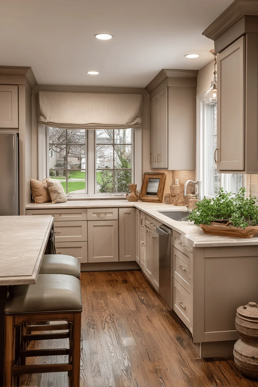 kitchen designs featuring aesthetic house styling with modern kitchen design and oak hardwood flooring