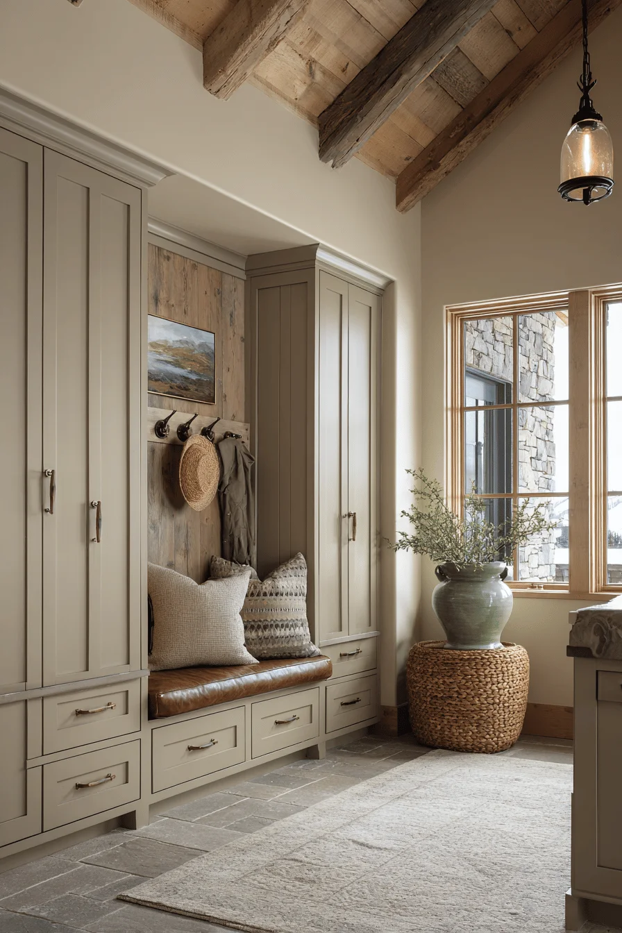 mountain decorating a narrow hallway with room decor ideas featuring brass fixtures and hallway design elements