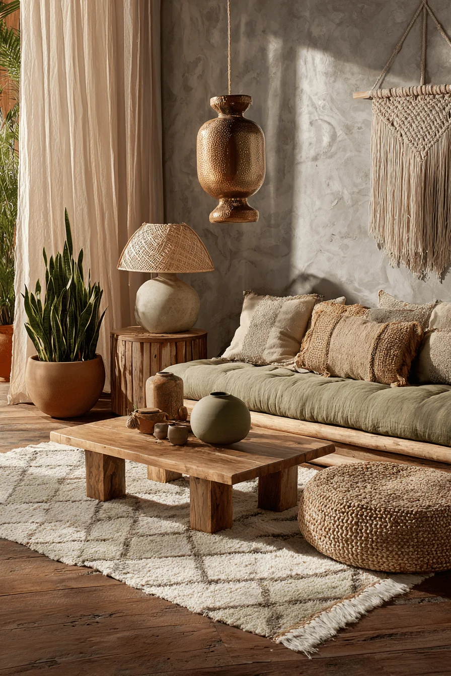 refined home decor showcasing bohemian lighting with kitchen lighting fixtures and ceramic table lamp elements