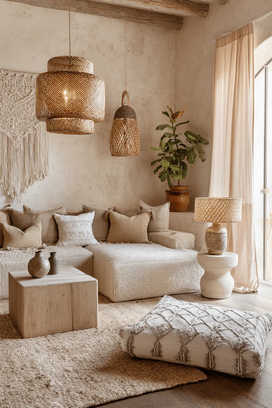 refined modern house showcasing bohemian lighting with home lighting and leaded side lights elements
