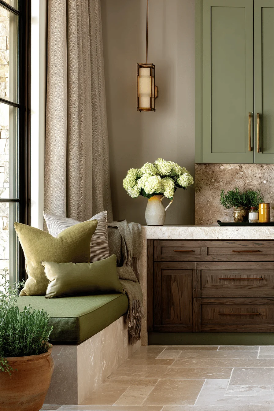 refined neutral color palette aesthetic room decor showcasing earthy color with wall color combination taupe walls natural elements