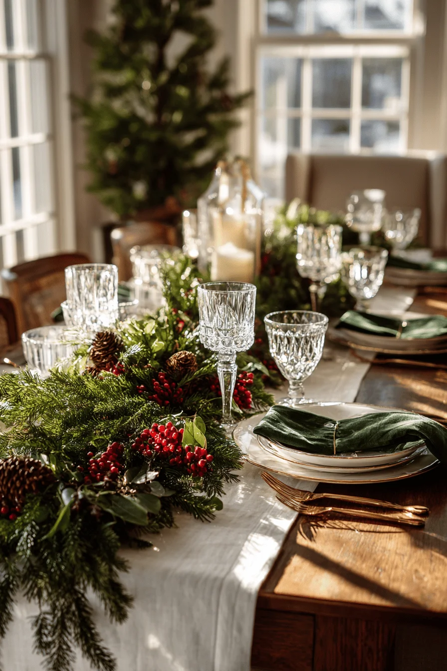 Christmas Table Decoration Ideas That Will Impress Every Guest - Edward  George, image size:896x1344