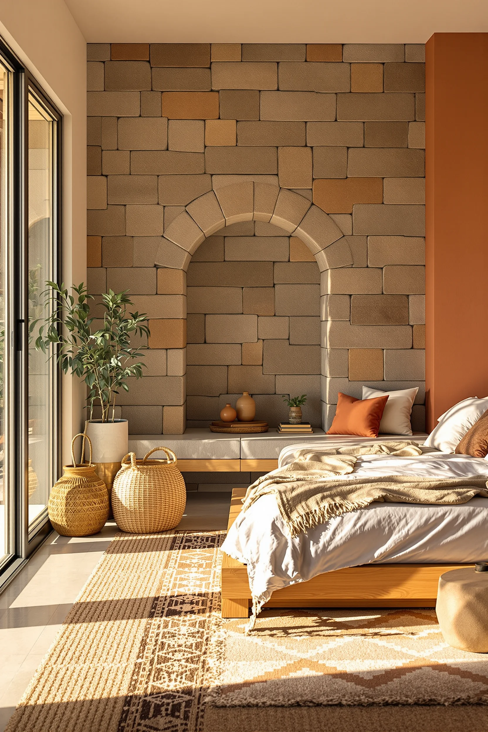 Desert Bedroom Designs That Redefine Calm And Relaxed Living - Edward George, image size:1664x2496