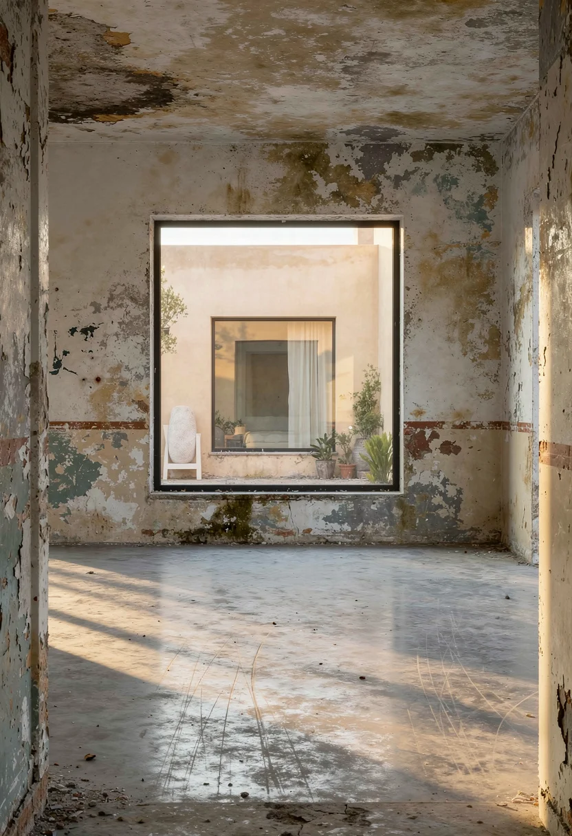 How to design a modern living room featuring gray wraparound sofa with layered wool rugs empty room