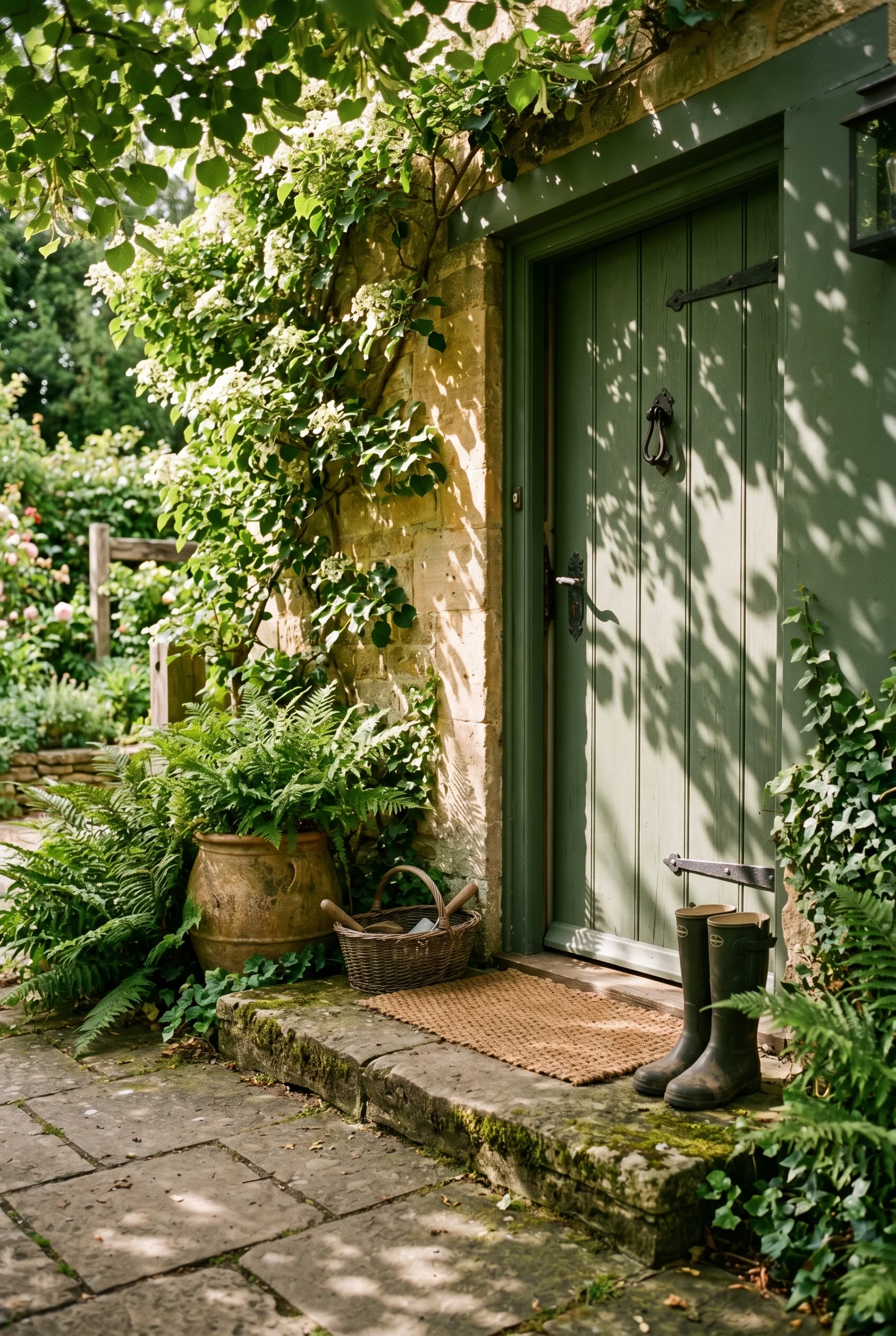 English Country House Exterior english country front door colour design scene