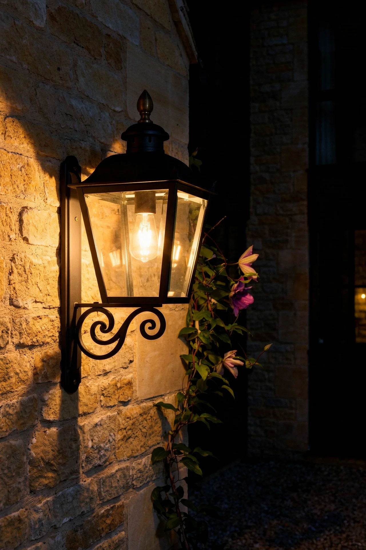 English Country House Exterior english country exterior lighting design scene evening mood