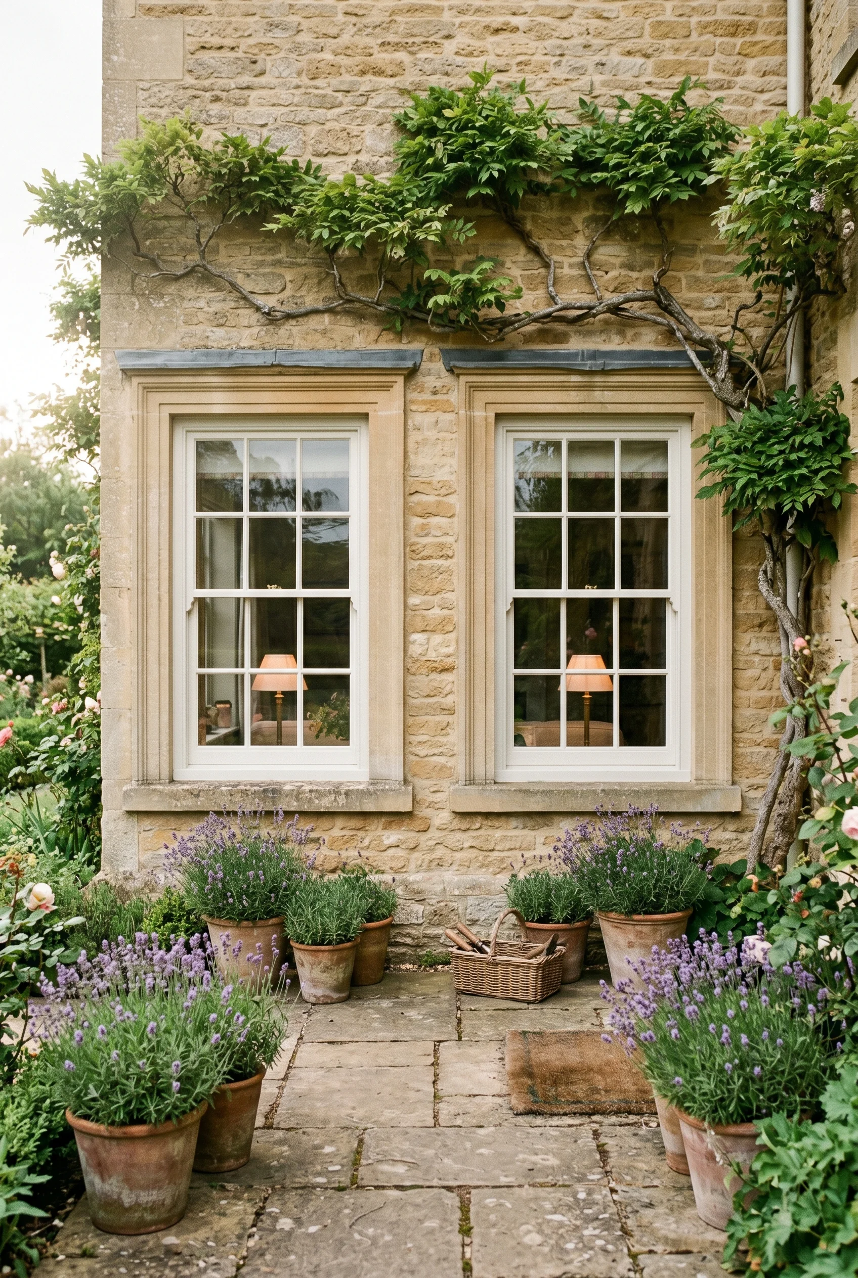 English Country House Exterior english country sash windows design scene