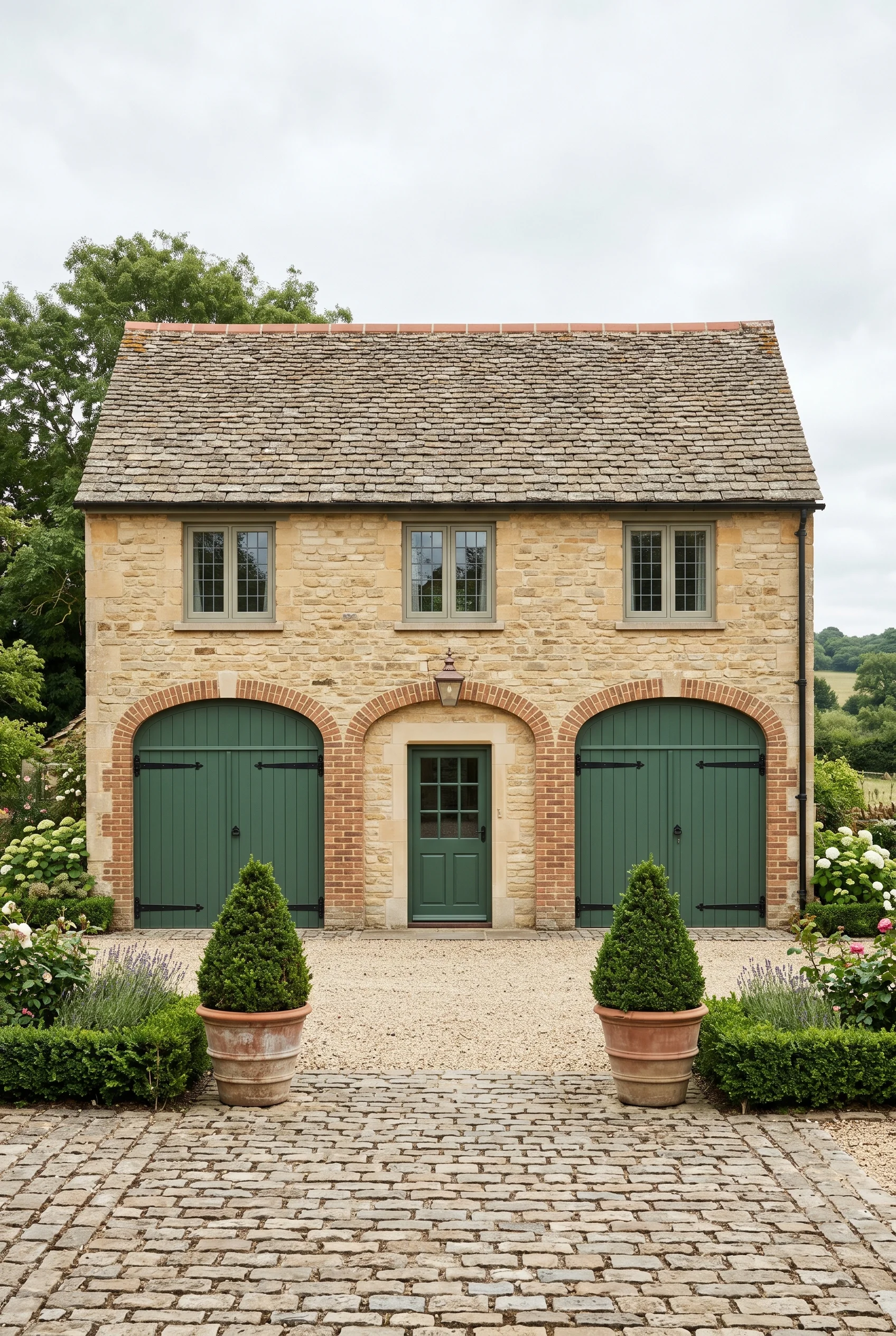 English Country House Exterior english country gravel drive design scene