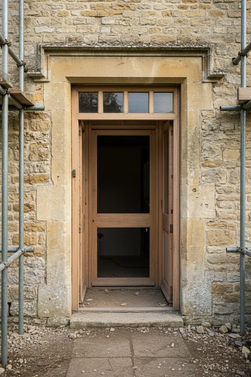 English Country House Exterior english country front door colour design scene empty room