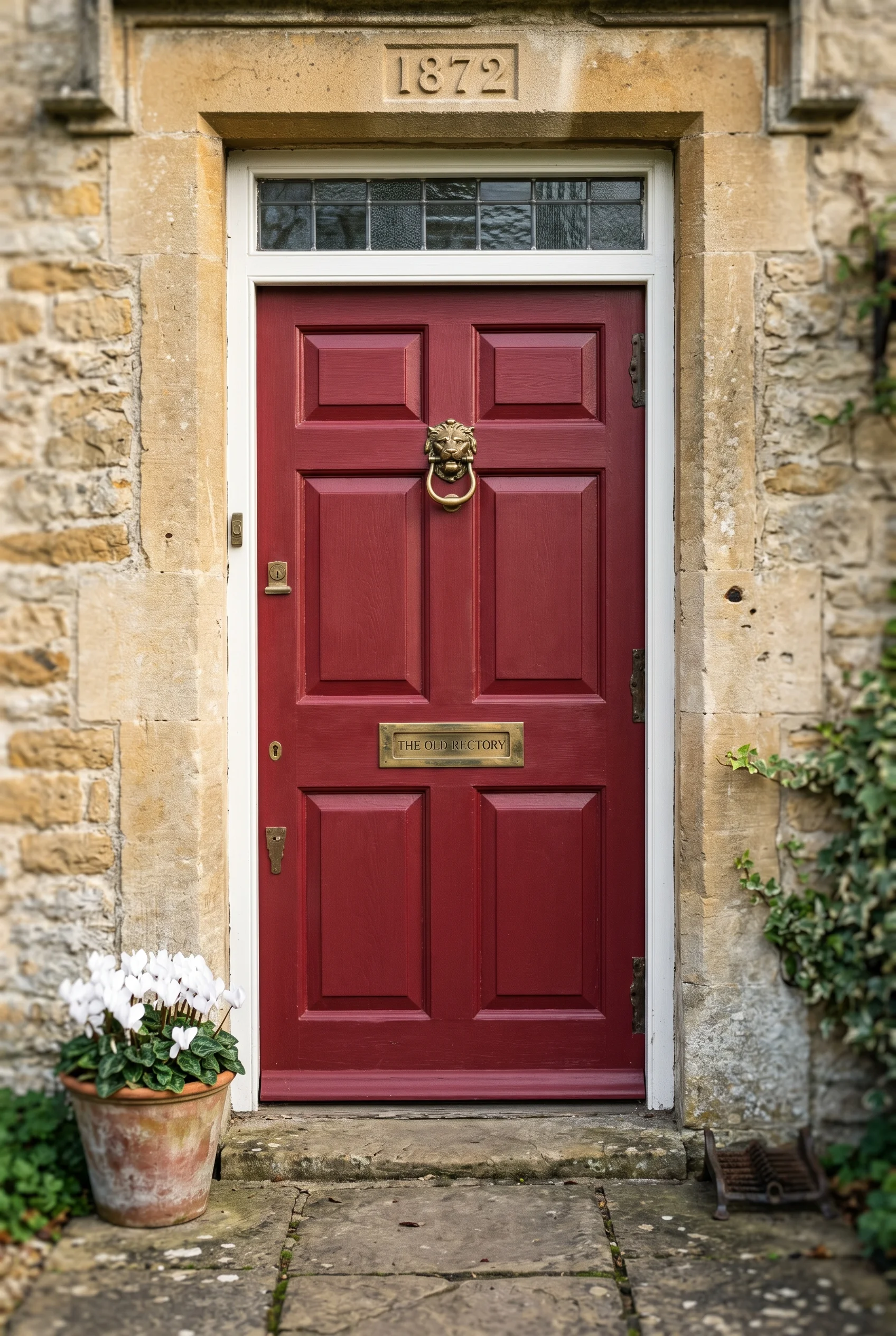 English Country House Exterior english country front door colour design scene