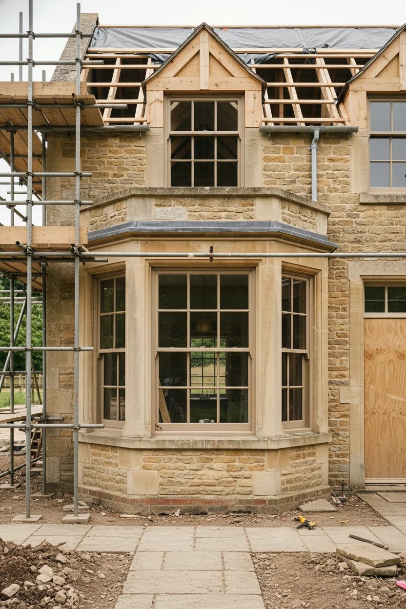 English Country House Exterior english country sash windows design scene empty room