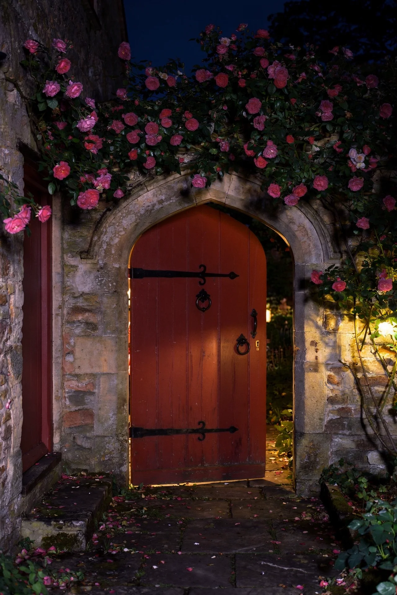 English Country House Exterior english country climbing roses design scene evening mood