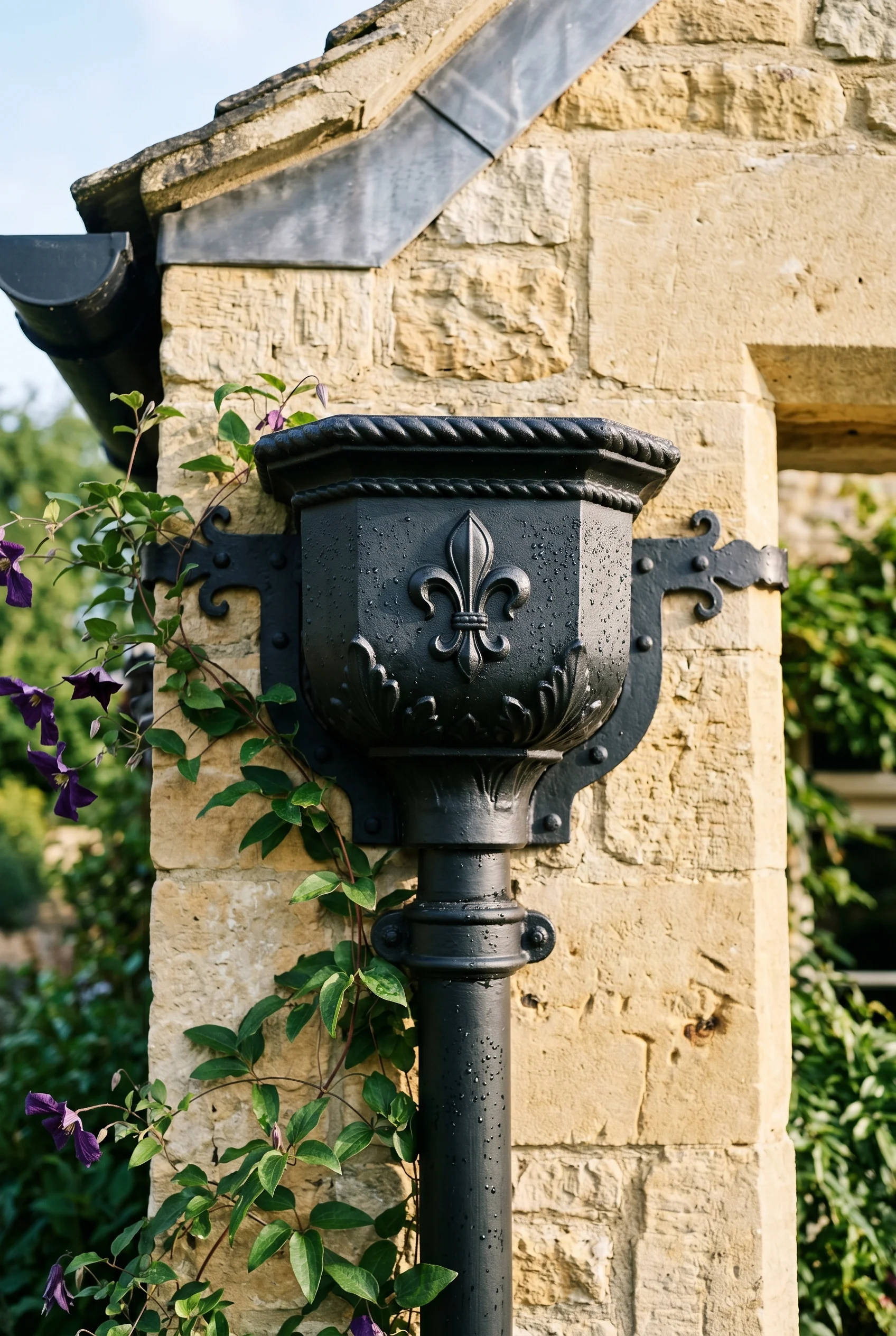 English Country House Exterior english country rainwater goods design scene