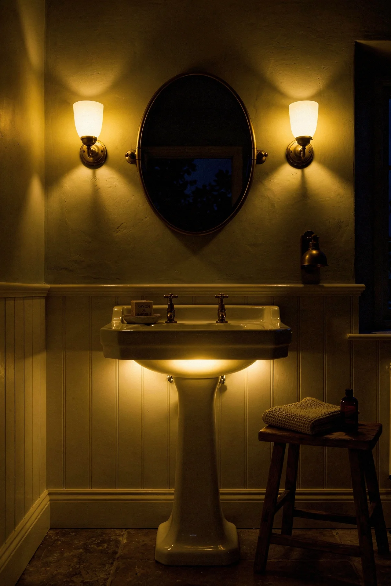 English Country Bathroom english country bathroom colors design scene evening mood