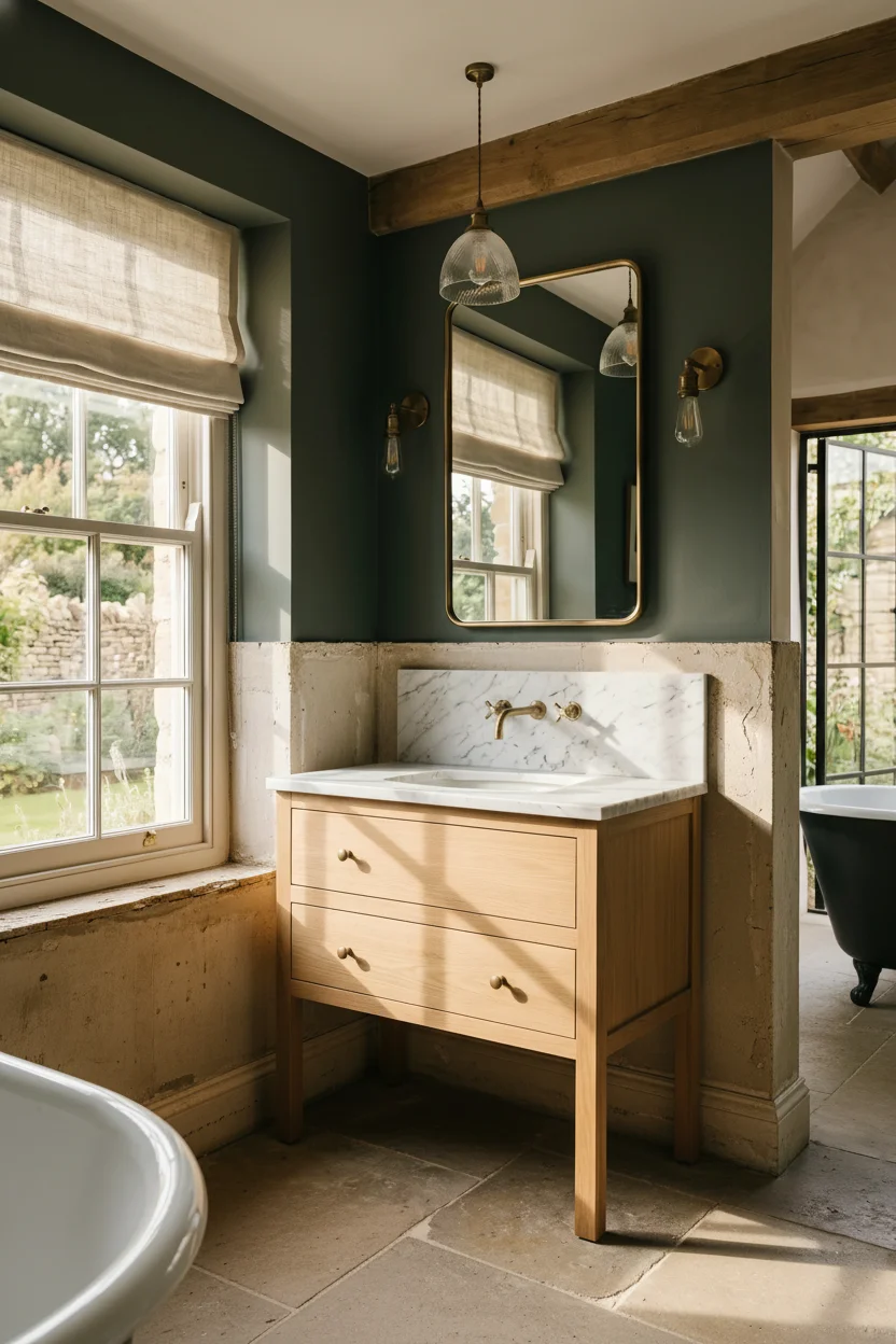 English Country Bathroom english country bathroom colors design scene empty room