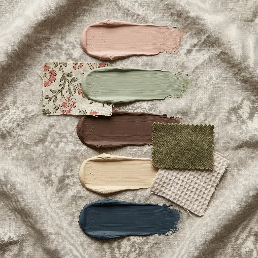 English Country Bedroom english country palette design scene