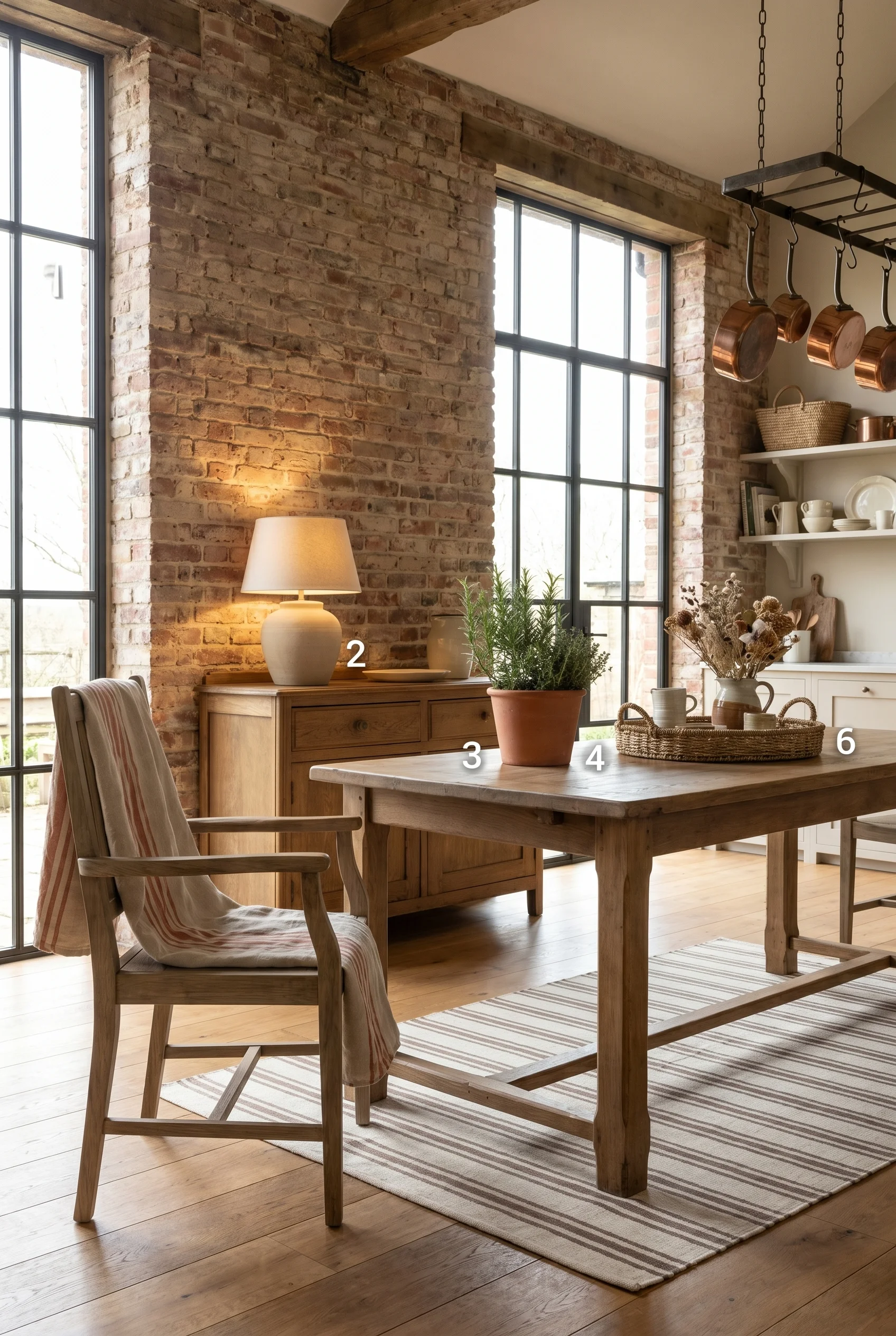 English Country Kitchen zellige tile backsplash kitchen design scene