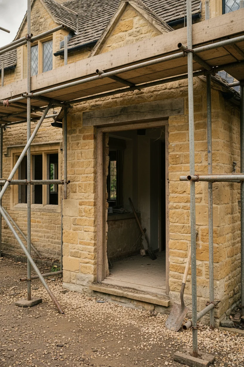 English Country House Exterior english country exterior lighting design scene empty room