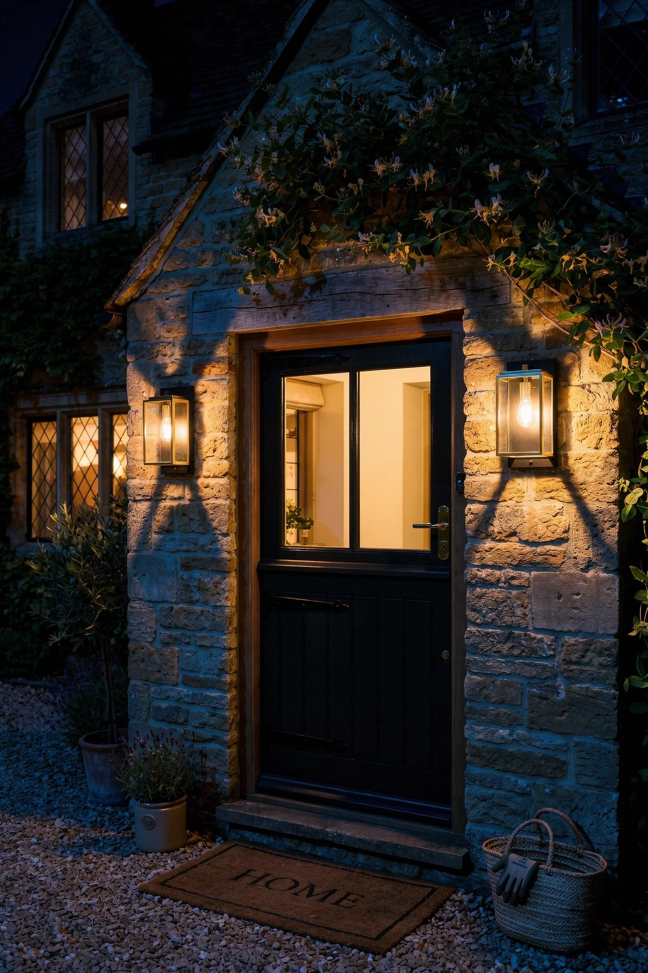 English Country House Exterior english country exterior lighting design scene evening mood