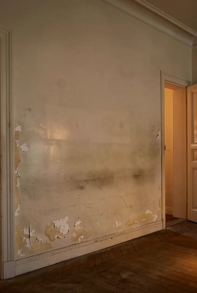 French Country Bedrooms featuring mismatched amber and green glass lamps with ivory linen bed empty room
