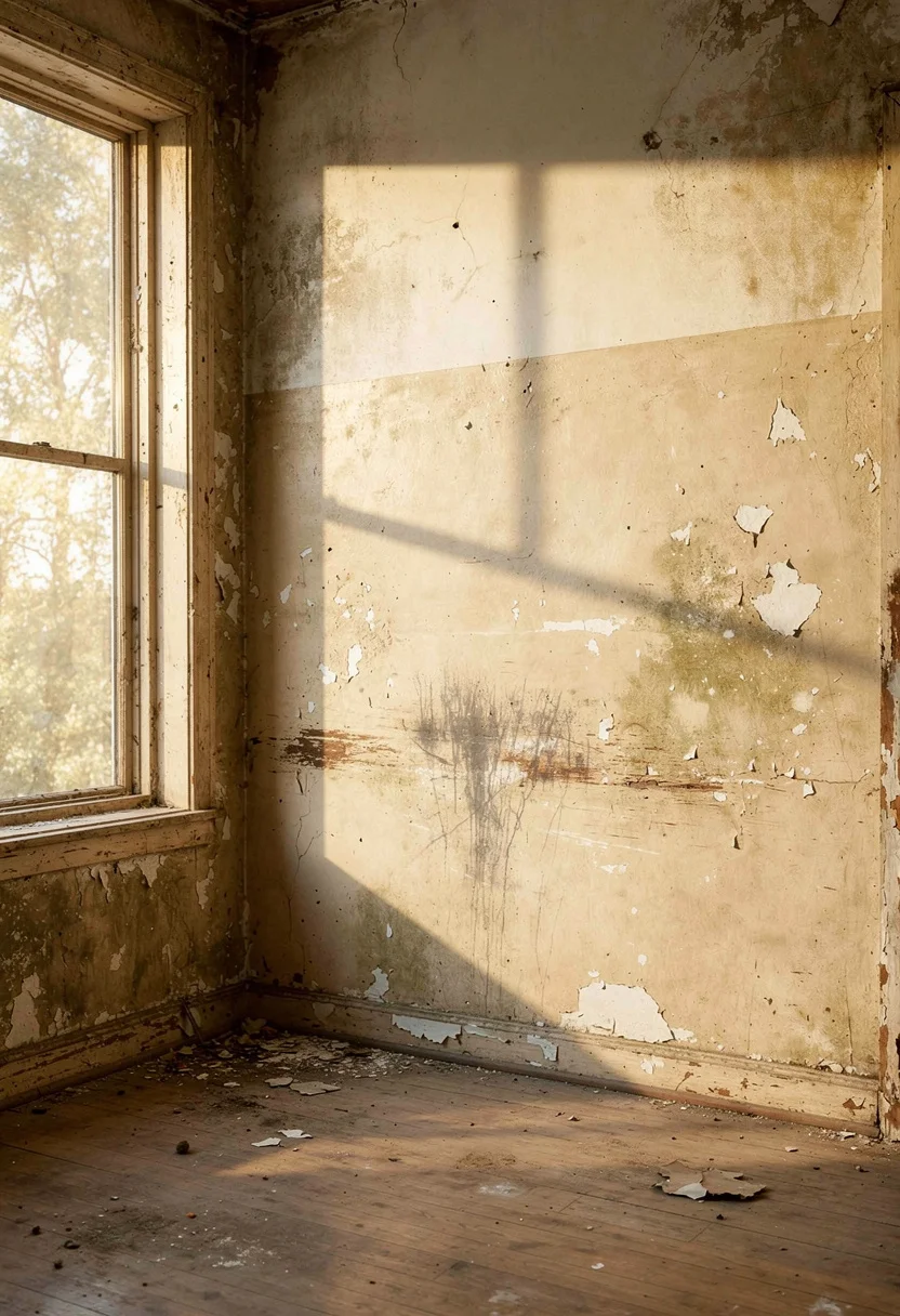 Mid Century Modern Bathroom featuring 24-inch floating walnut storage vanity with pair of brass eclipse globe wall sconces empty room
