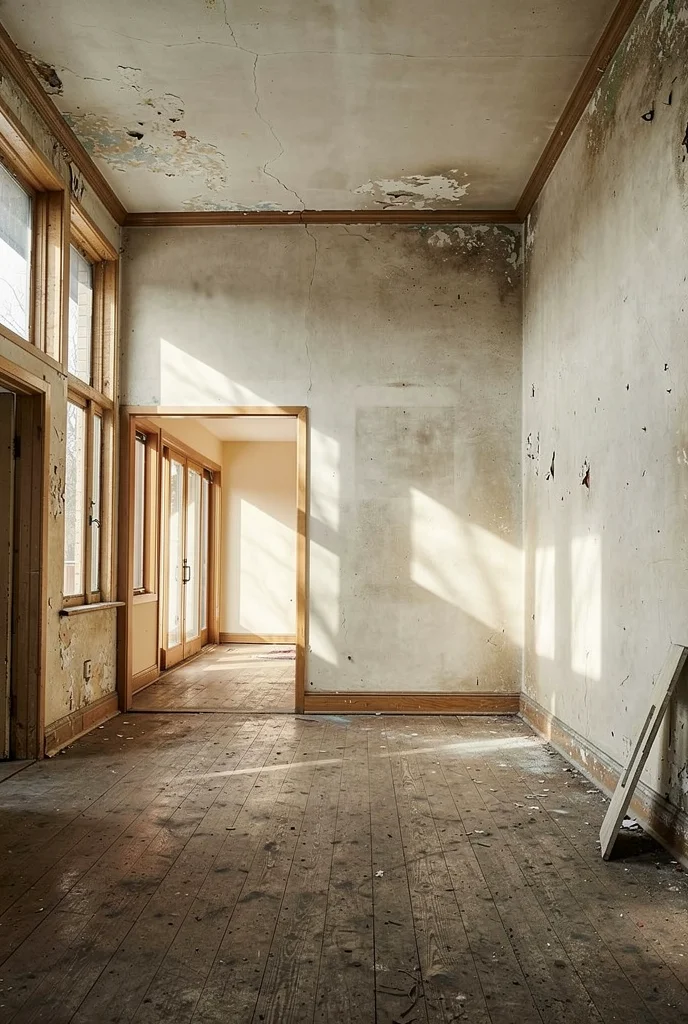 Mid Century Modern Bedroom dark green bedroom featuring Hooker Furniture Driftwood Upholstered Bed in Tan, Size Cali empty room