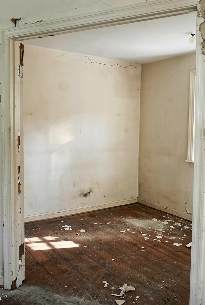 Mid Century Modern Bedroom dark wood bedroom featuring Antique George Iii Outstanding Quality Oak Welsh Dresser & O empty room