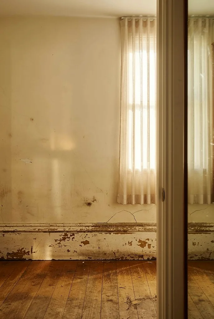 Mid Century Modern Bedroom neutral bedding featuring Antique English Pair Of Art Deco Birds Eye Maple & Walnut Be empty room