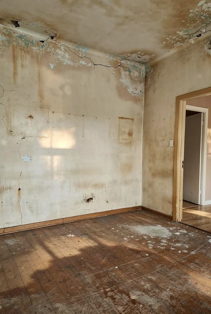 Mid century modern living room eclectic gallery wall featuring olive green sofa with gold globe pendant empty room