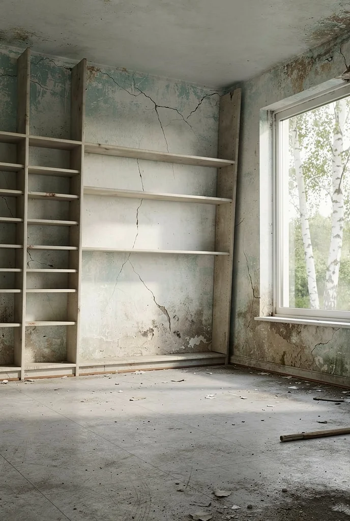Mid Century Modern Living Room featuring Driade Lou Eat Armchair with 8x10 Gabbeh Area Rug Light Brown Striped Natural Dye Wool empty room