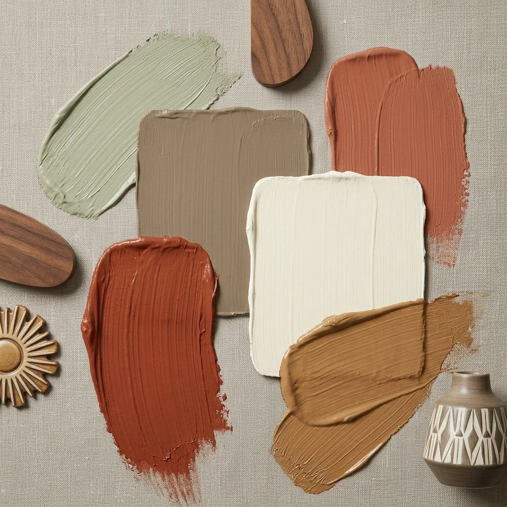 Mid Century Modern Exterior color palette