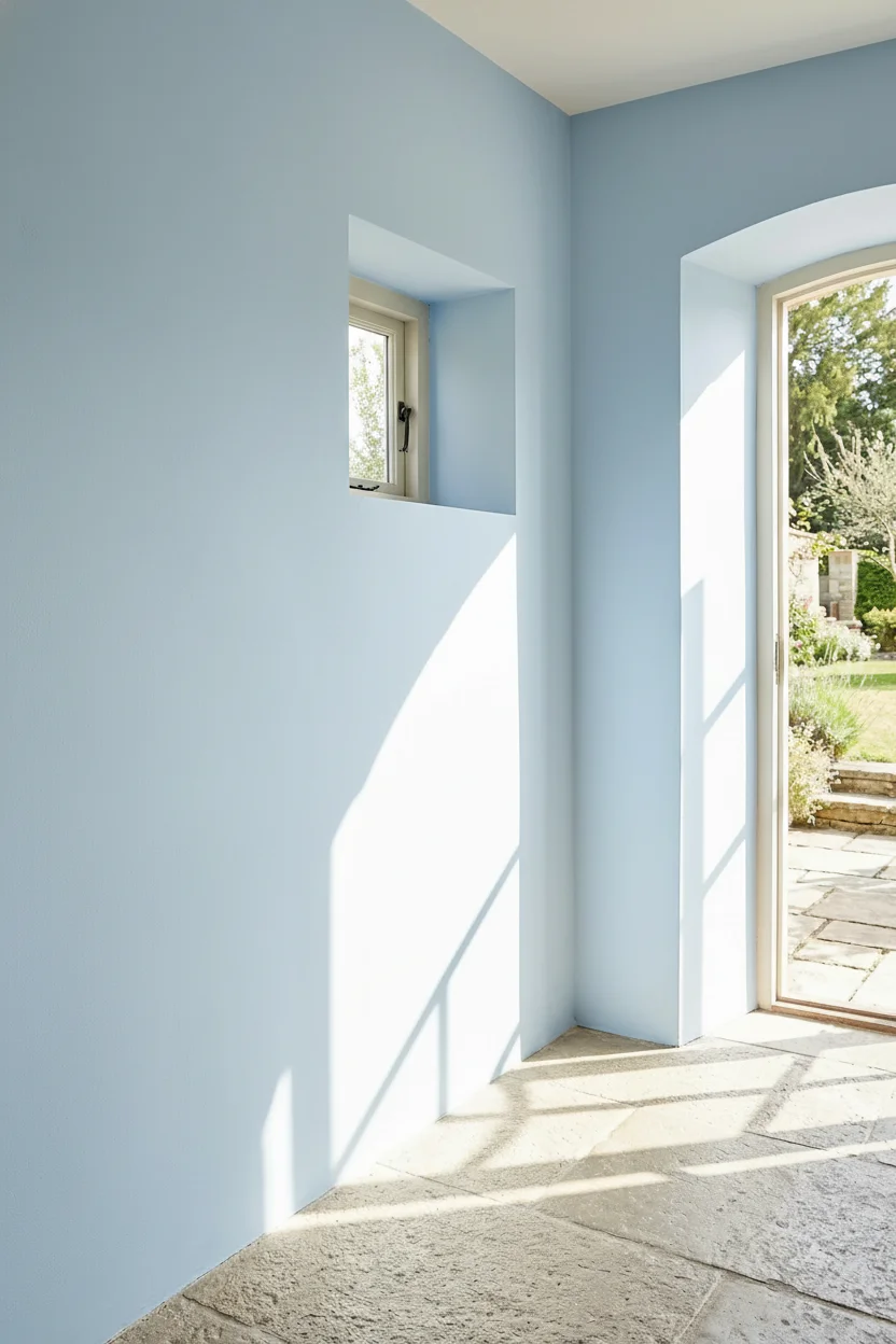 French Country Bathroom before renovation empty room