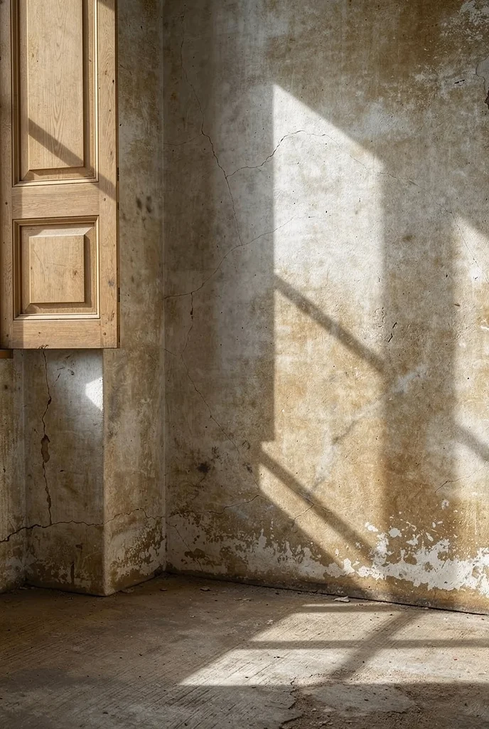 French country bathroom before renovation empty room