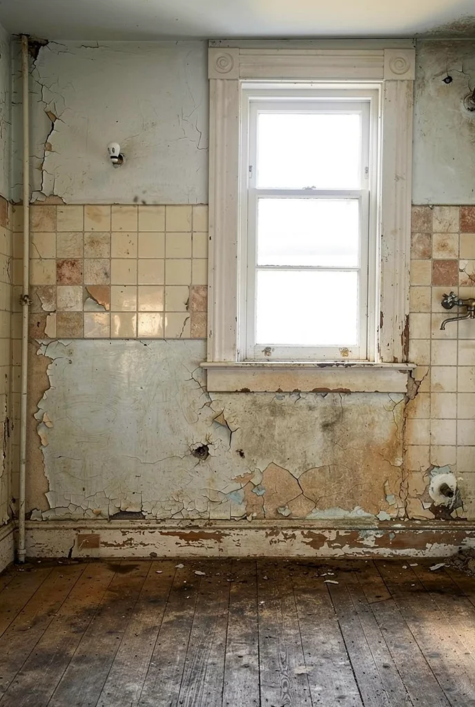 French Country Kitchens before renovation empty room